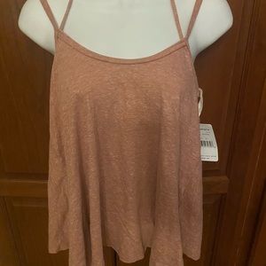 Free People heathered Flowy tank XS NWT